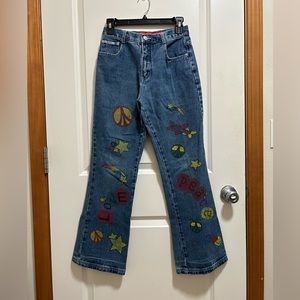 Vintage Revolt jeans, girl’s size 16, hippie piece